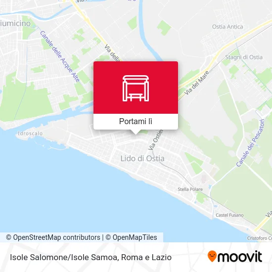 Mappa Isole Salomone/Isole Samoa