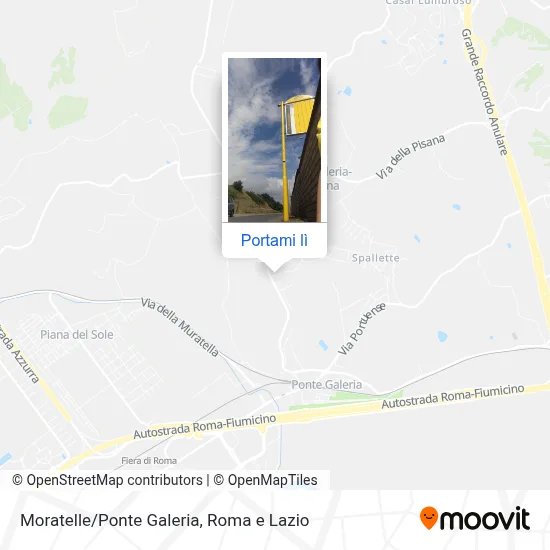 Mappa Moratelle/Ponte Galeria