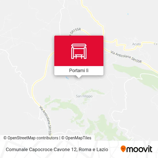 Mappa Comunale Capocroce Cavone 12