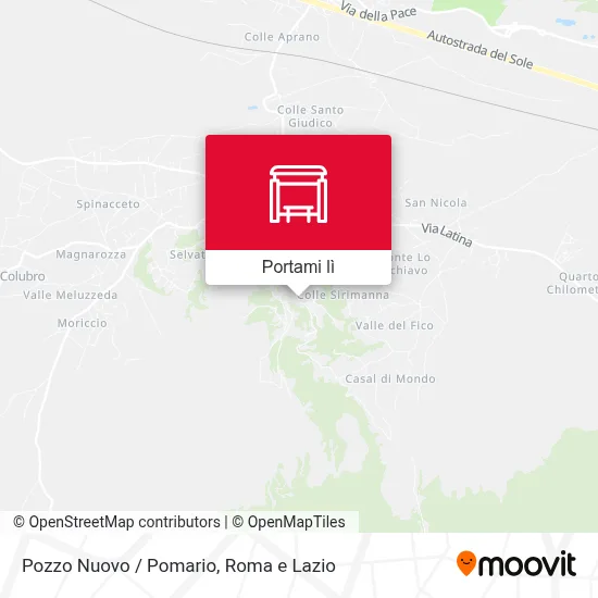 Mappa Pozzo Nuovo / Pomario