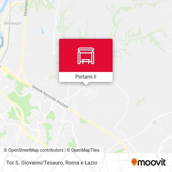 Mappa Tor S. Giovanni/Tesauro