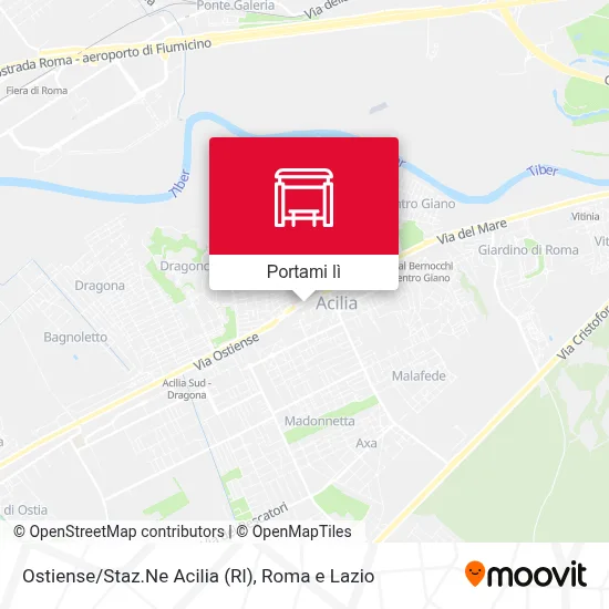 Mappa Ostiense/Staz.Ne Acilia (Rl)