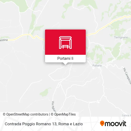 Mappa Contrada Poggio Romano 13