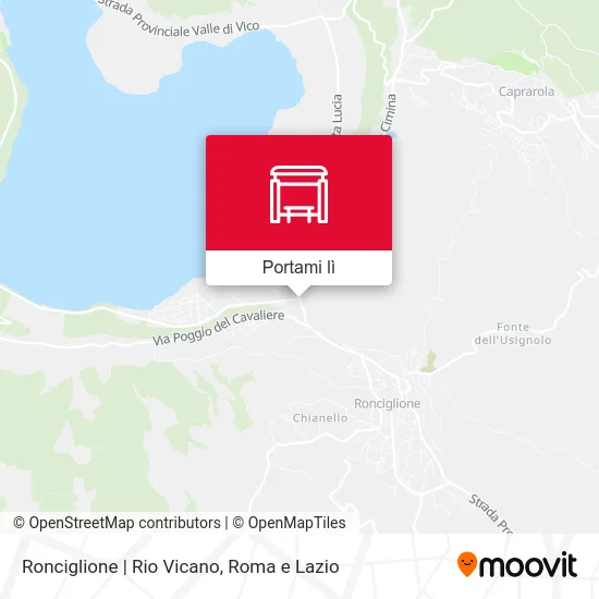 Mappa Ronciglione | Rio Vicano