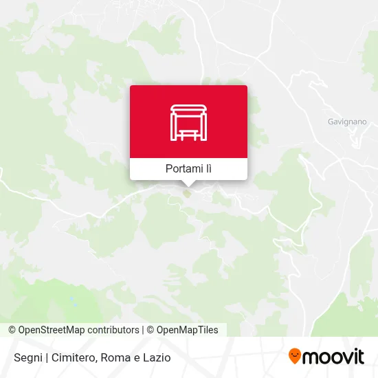 Mappa Segni | Cimitero