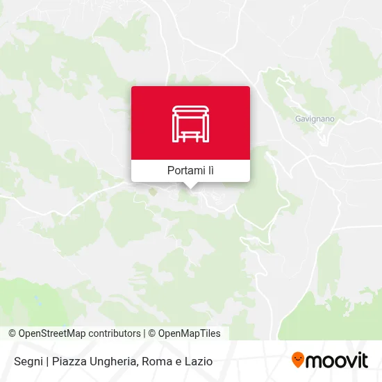 Mappa Segni | Piazza Ungheria