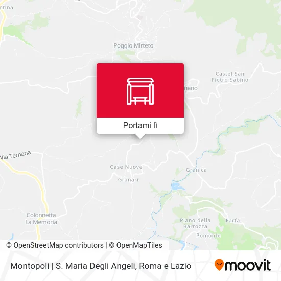 Mappa Montopoli | S. Maria Degli Angeli