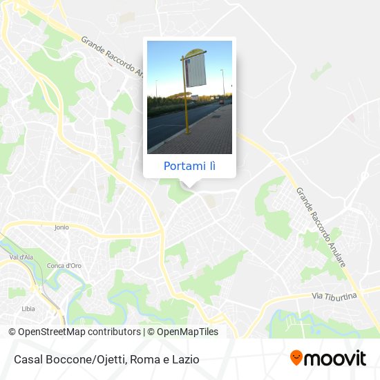 Mappa Casal Boccone/Ojetti