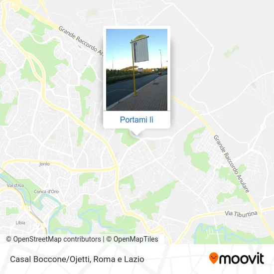 Mappa Casal Boccone/Ojetti