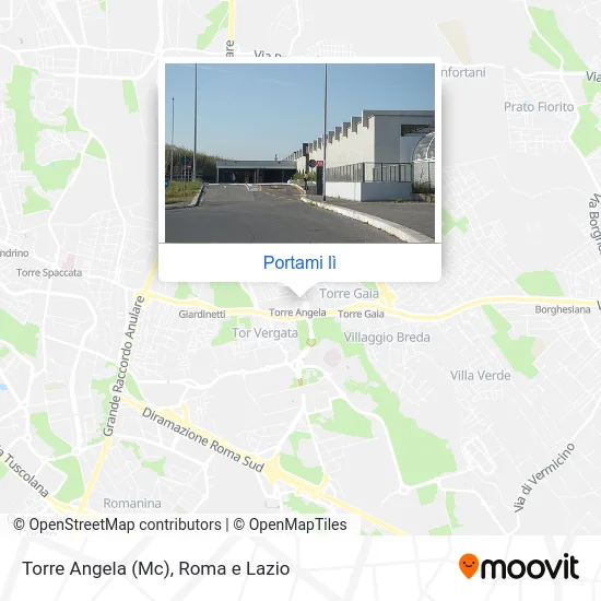 Mappa Torre Angela (Mc)