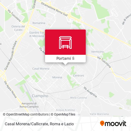 Mappa Casal Morena/Callicrate