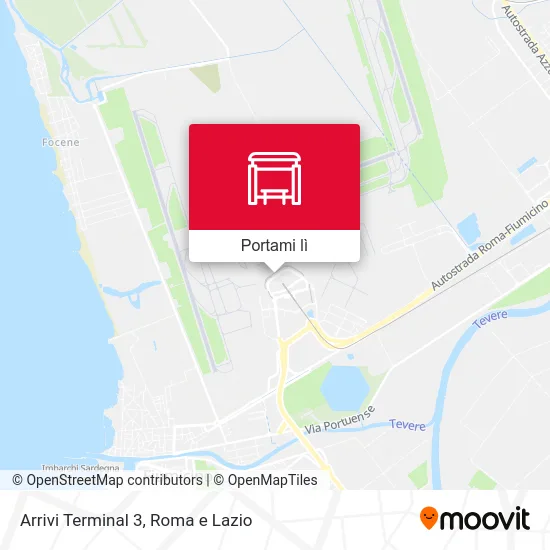 Mappa Arrivi Terminal 3