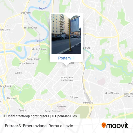 Mappa Eritrea/S. Emerenziana