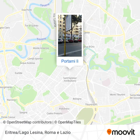 Mappa Eritrea/Lago Lesina