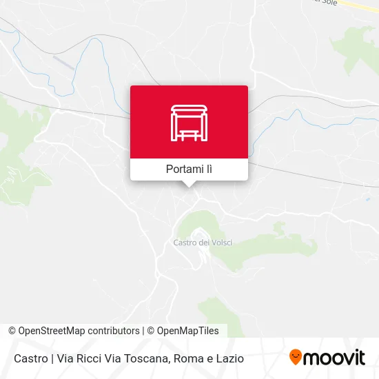 Mappa Castro | Via Ricci Via Toscana