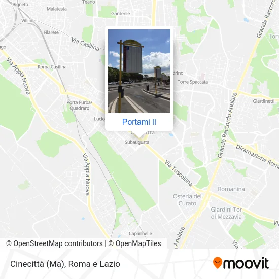 Mappa Cinecittà (Ma)