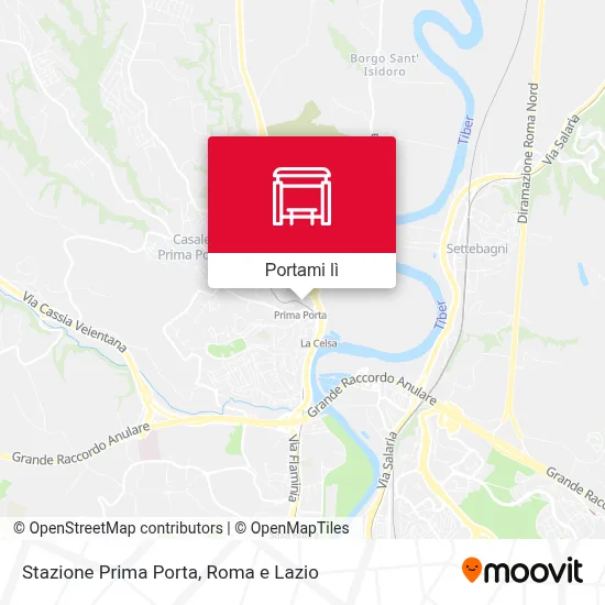 Mappa Stazione Prima Porta