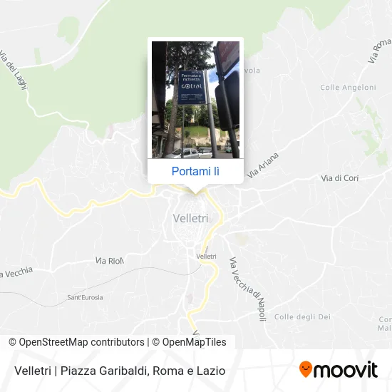 Mappa Velletri | Piazza Garibaldi