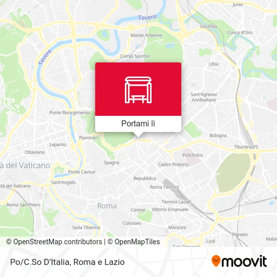 Mappa Po/C.So D'Italia