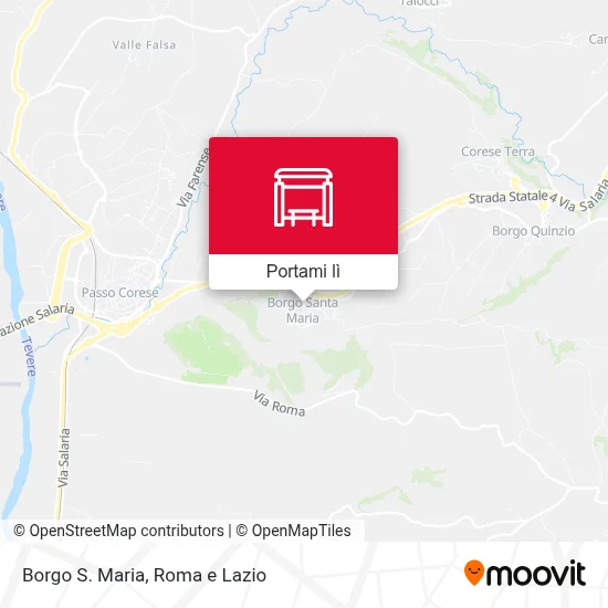 Mappa Borgo S. Maria