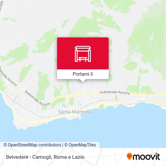 Mappa Belvedere - Camogli
