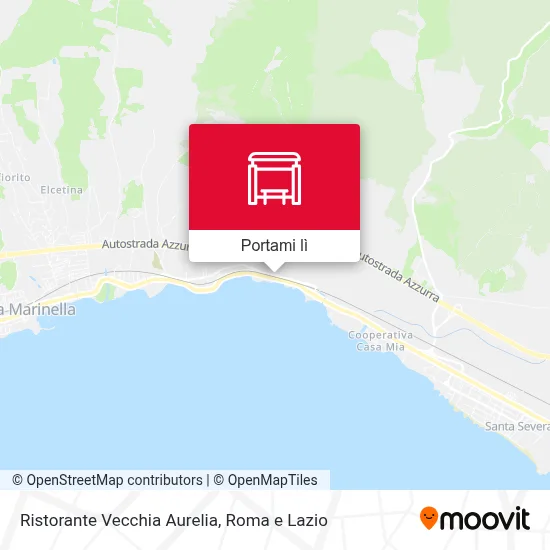 Mappa Ristorante Vecchia Aurelia