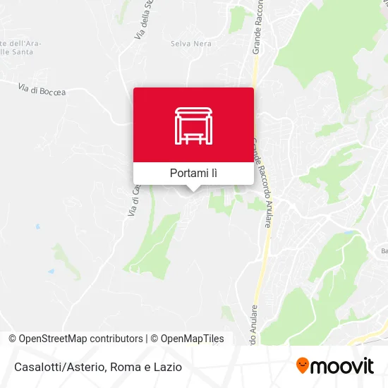 Mappa Casalotti/Asterio