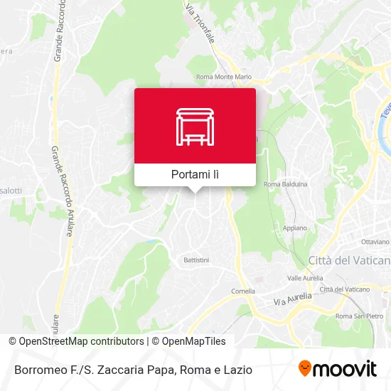 Mappa Borromeo F./S. Zaccaria Papa