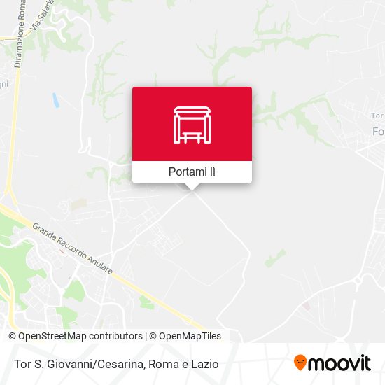 Mappa Tor S. Giovanni/Cesarina
