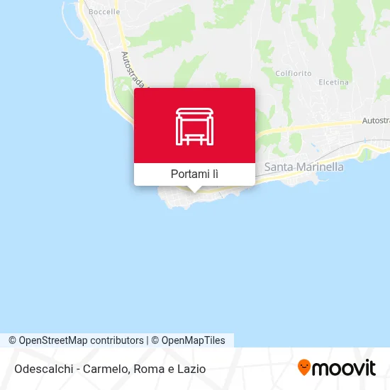 Mappa Odescalchi - Carmelo