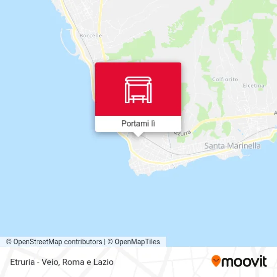 Mappa Etruria - Veio