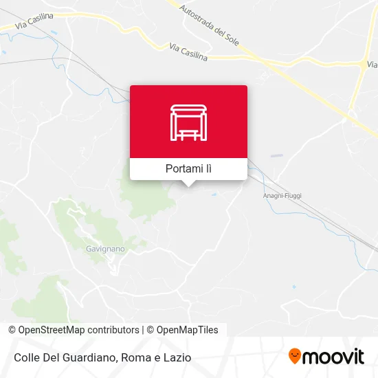 Mappa Colle Del Guardiano