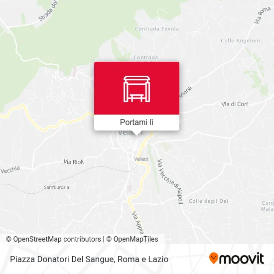 Mappa Piazza Donatori Del Sangue