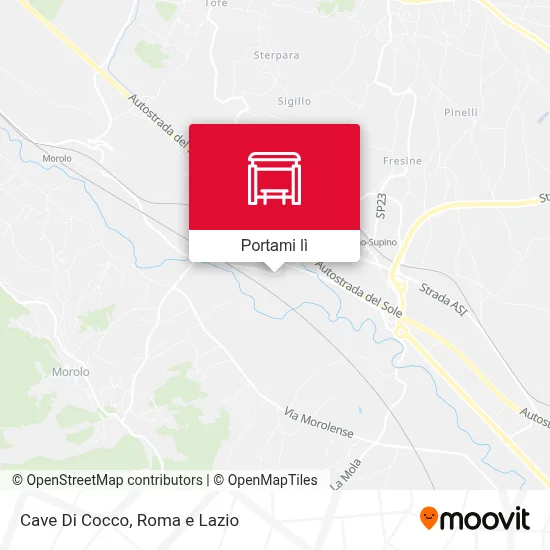 Mappa Cave Di Cocco