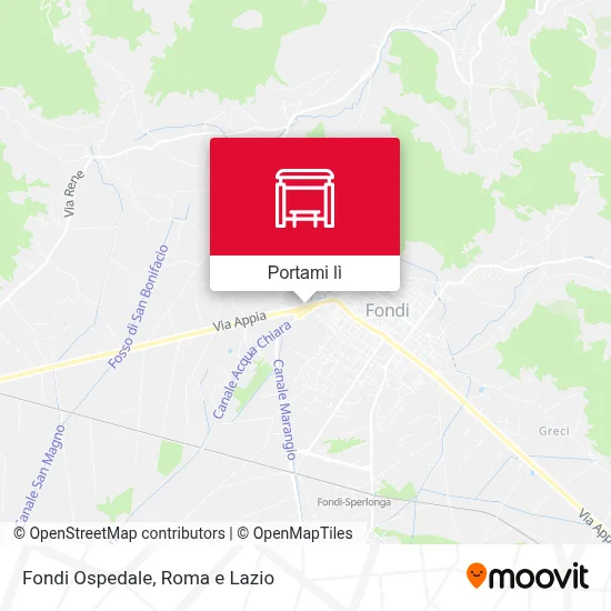 Mappa Fondi Ospedale