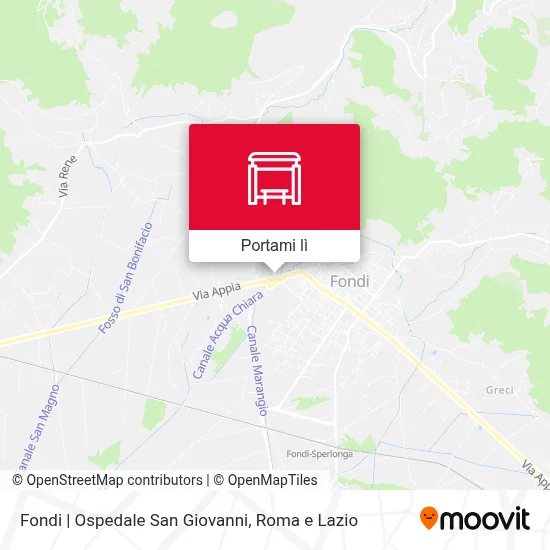 Mappa Fondi | Ospedale San Giovanni