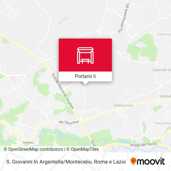 Mappa S. Giovanni In Argentella / Montecelio