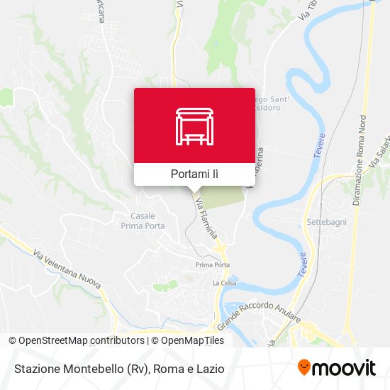 Mappa Stazione Montebello (Rv)
