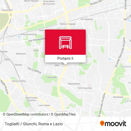 Mappa Togliatti / Giunchi