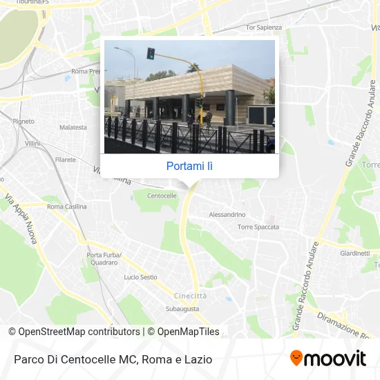 Mappa Parco Di Centocelle MC