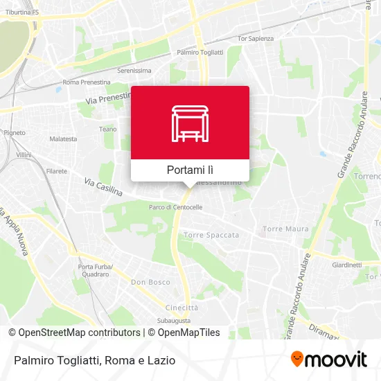Mappa Palmiro Togliatti