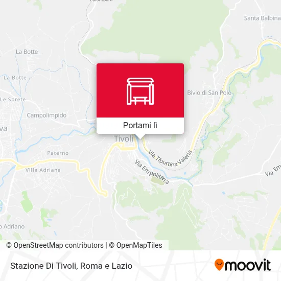 Mappa Stazione Di Tivoli