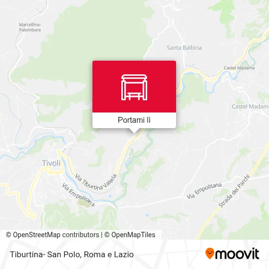 Mappa Tiburtina- San Polo