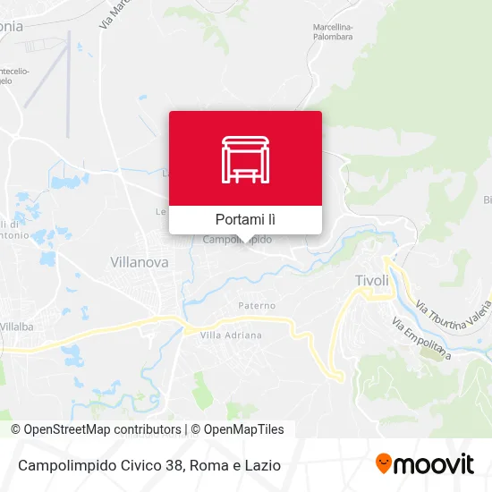 Mappa Campolimpido Civico 38