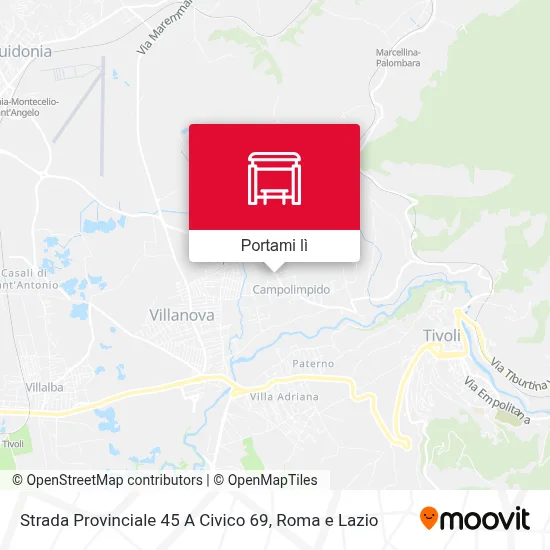 Mappa Strada Provinciale 45 A Civico 69