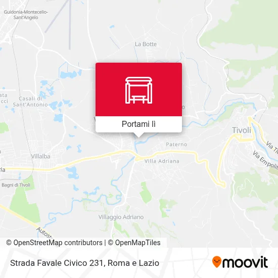 Mappa Strada Favale Civico 231