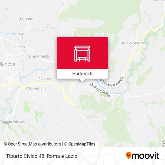 Mappa Tiburto Civico 48