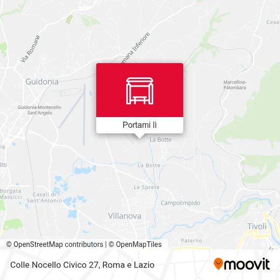 Mappa Colle Nocello Civico 27