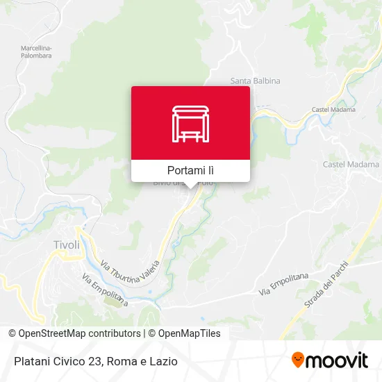 Mappa Platani Civico 23