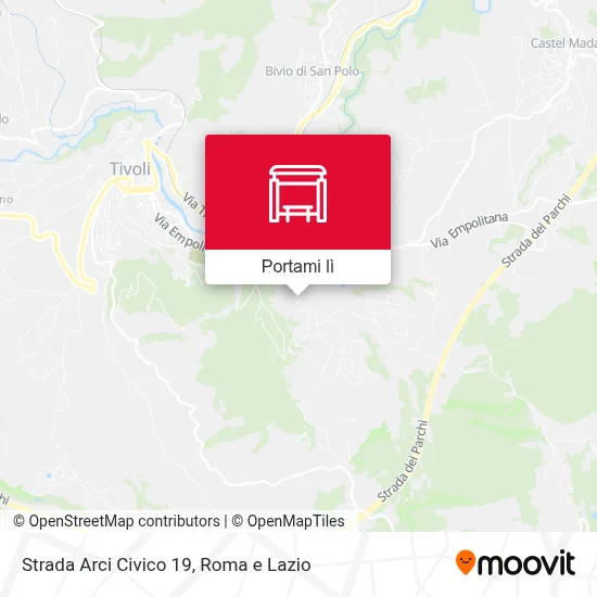 Mappa Strada Arci Civico 19